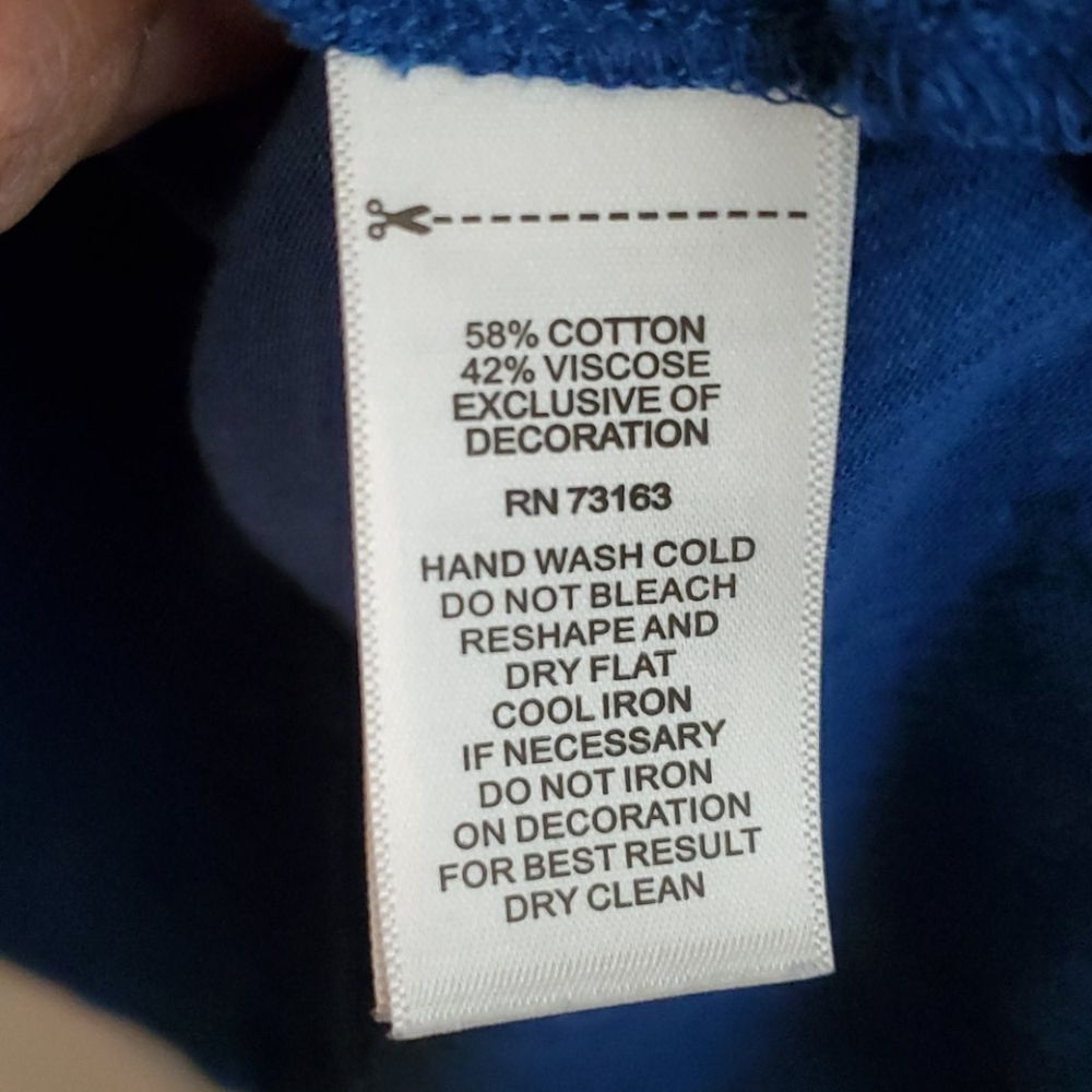Plus size blue top - Picture 4 of 4